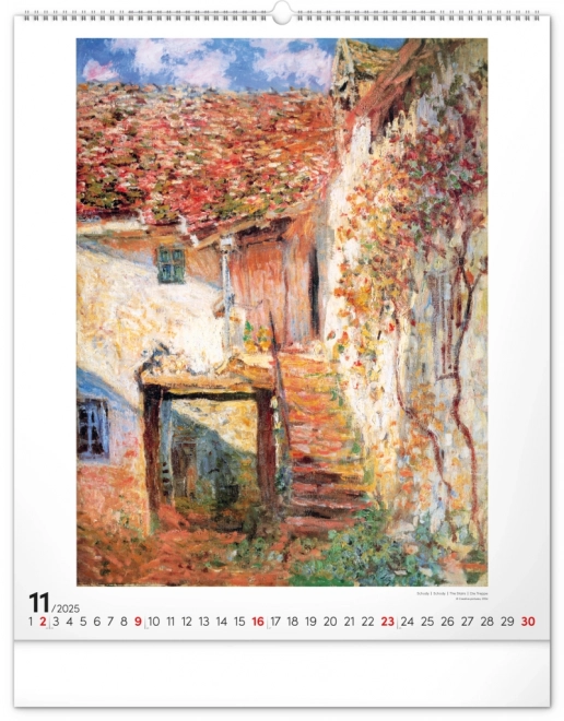 Wall Calendar Claude Monet 2025