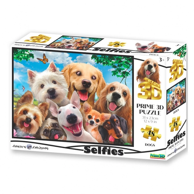 3D Puzzle Dog Selfie