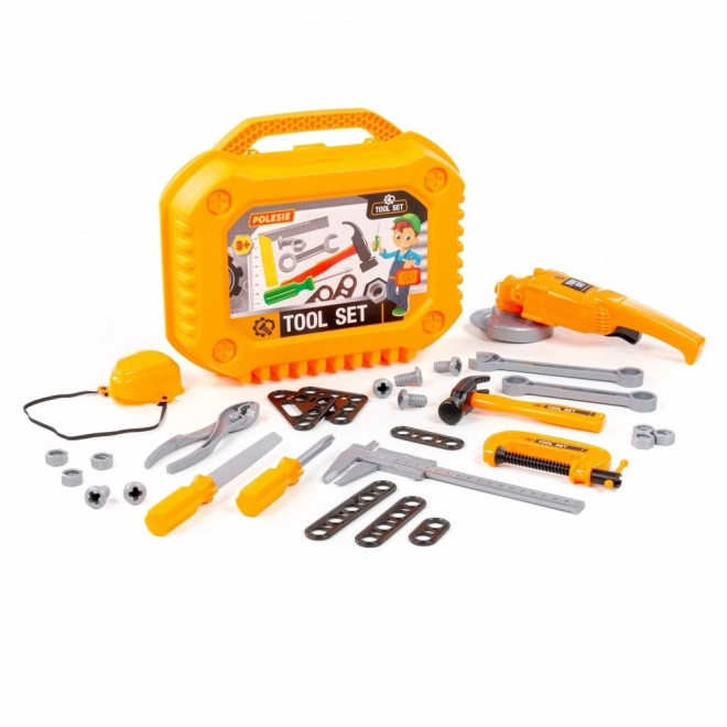 Tool Kit with Suitcase and Grinder for Kids