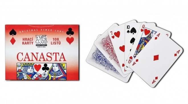 Rummy Canasta Playing Cards with Lace Pattern