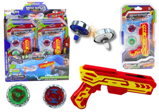 Red Blaster with Metal Discs Set