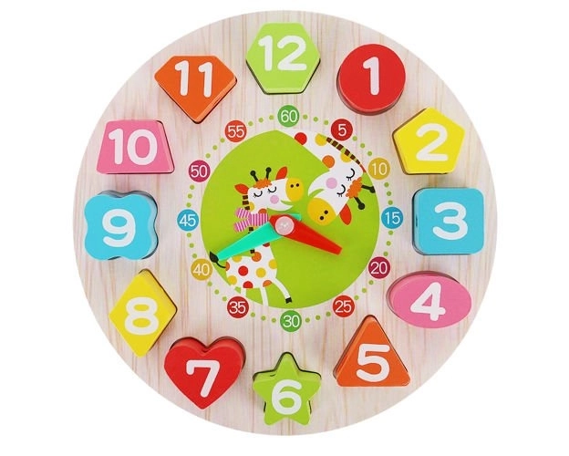 Wooden Educational Clock Toy