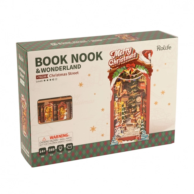 3D Puzzle Bookend Christmas Lane