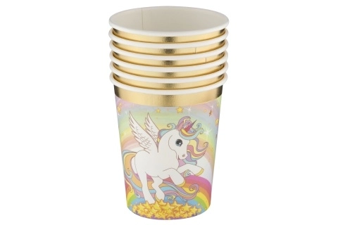 Unicorn Paper Cups Set