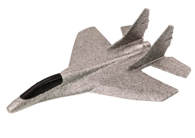 Gray Foam Glider with Slingshot Launcher