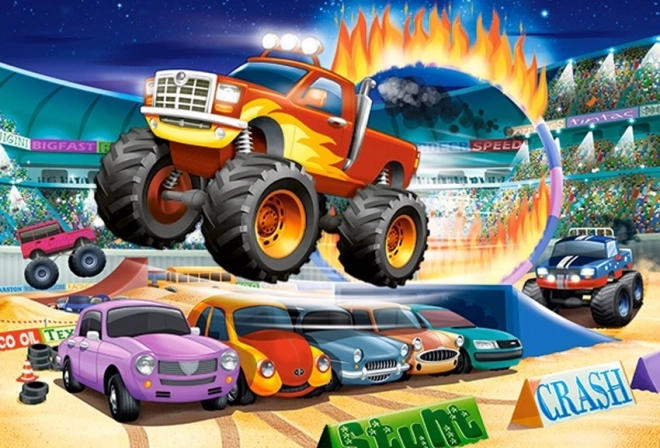 Maxi Jumping Monster Truck Puzzle