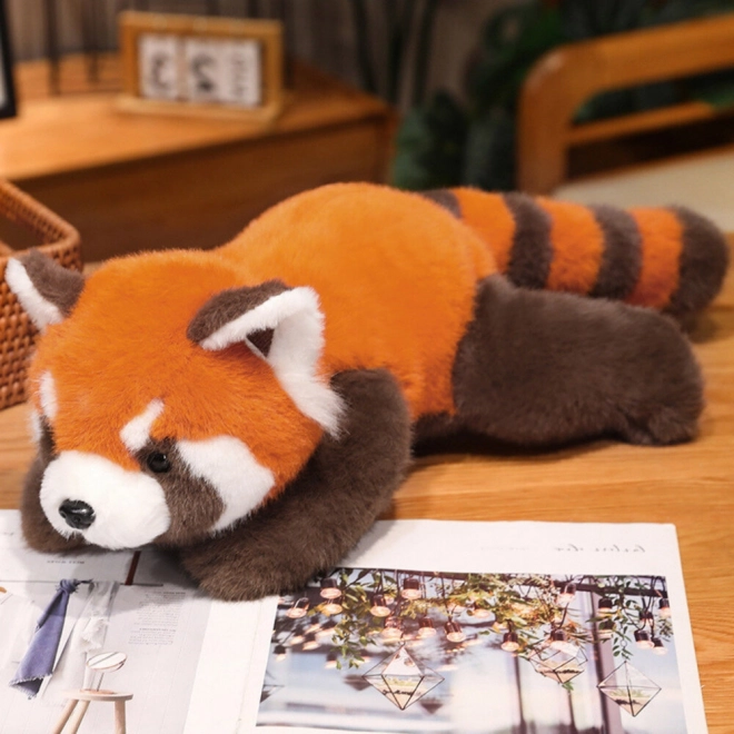Panda di peluche rossa con zampe bilanciate 30 cm