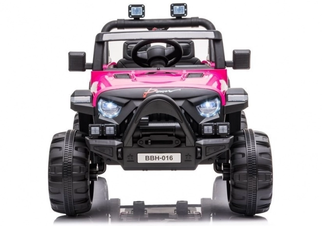 Pink Electric Ride-On Car