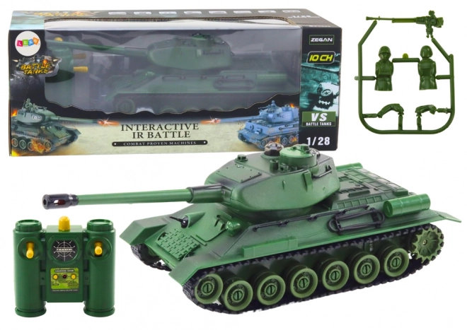 Remote Controlled Military Tank with Rotating Tower