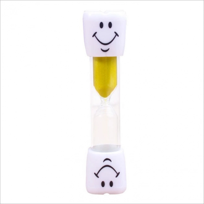 Set of 5 Colorful Hourglasses with Smiley Faces