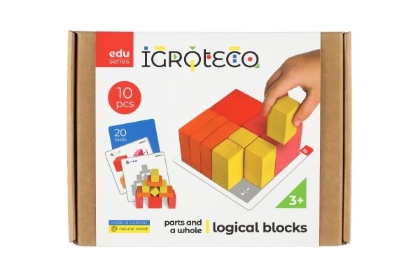 Wooden Puzzle and Construction Set