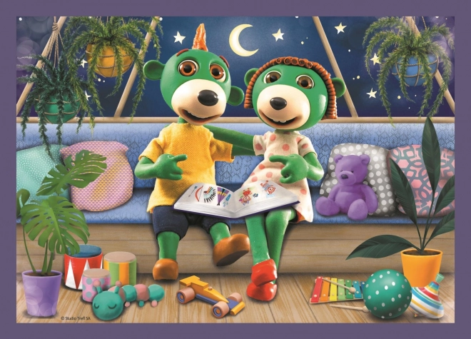 Trefl Puzzle 4-in-1 Goodnight Trefliki Evening Rituals