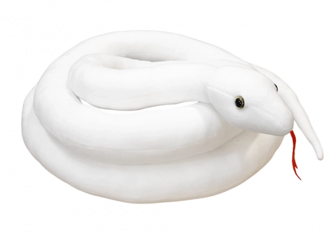 White Plush Snake Toy