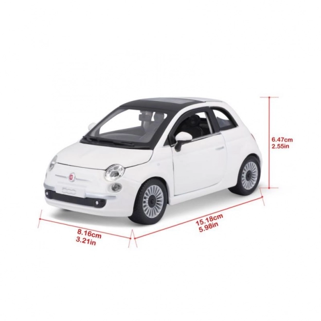 Metal Model of Fiat 500