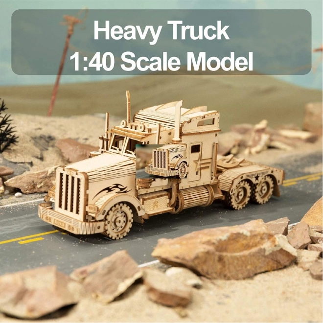 Robotime Rokr 3D Wooden Puzzle Heavy Truck