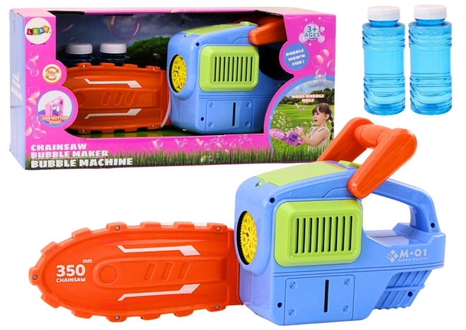 Bubble Machine Chainsaw Blue