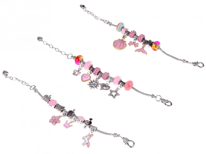 Bead & Charm Bracelet Set with Gift Packaging