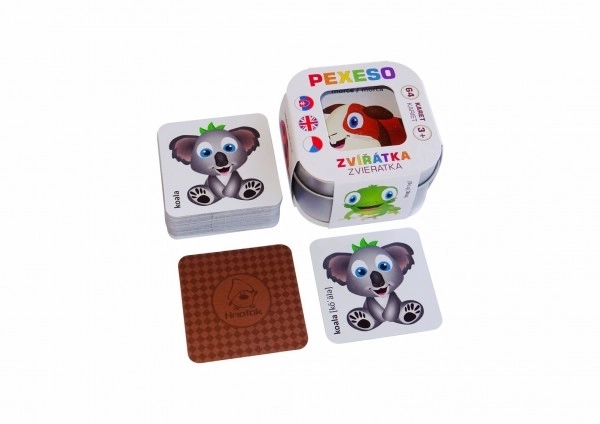 Pexeso Animal Matching Game In Tin Box