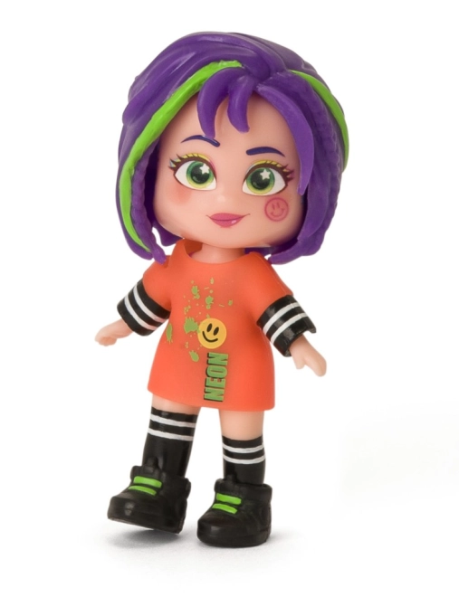 Interactive doll with interchangeable expressions