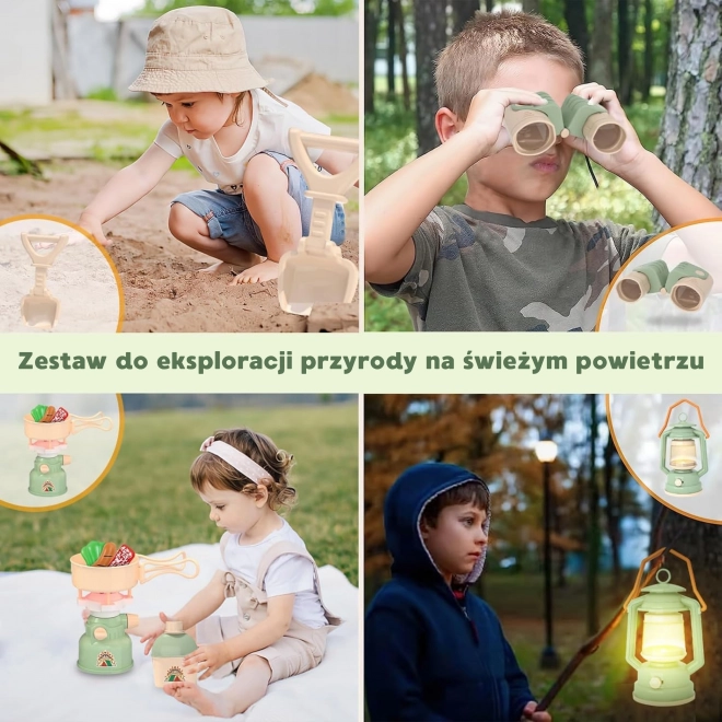 Woopie Tenda da Campeggio per Piccoli Esploratori XXL 15 pezzi
