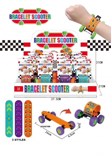 Pull-back Toy Car Bracelet