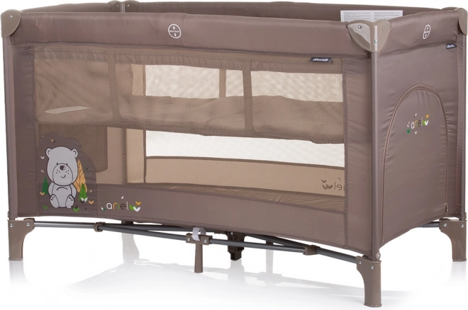 Chipolino Travel Cot Ariel Macadamia