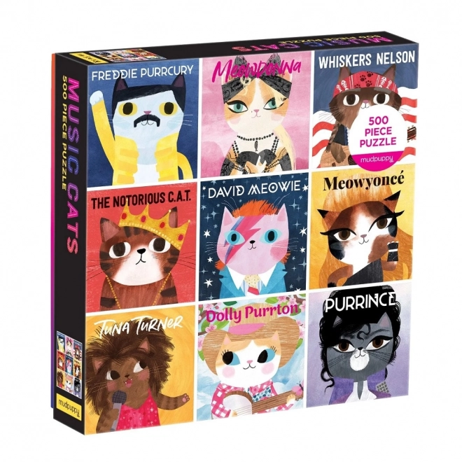 Puzzle musicale Gatti 500 pezzi