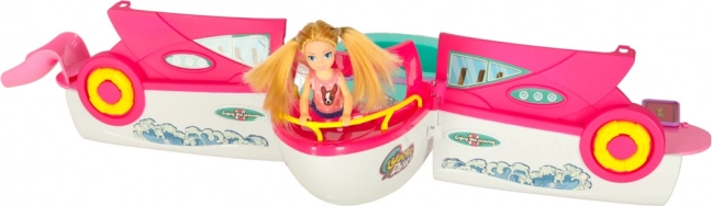 Yacht Dash Doll Boat with Accessories