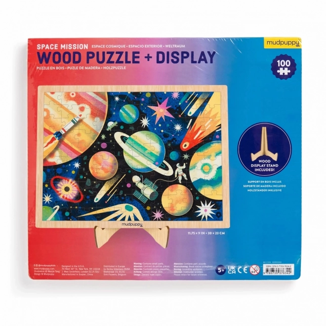 Wooden Space Mission Puzzle 100 Pieces