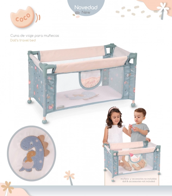 Travel Cot for Dolls Coco 2024 without doll