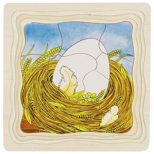 Layered Puzzle Birth Of The Chicken