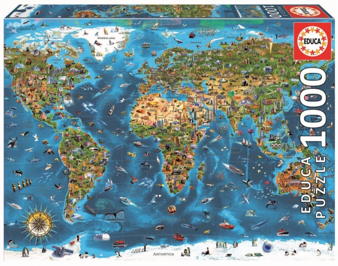 Educa Wonders of the World Puzzle 1000 Pieces