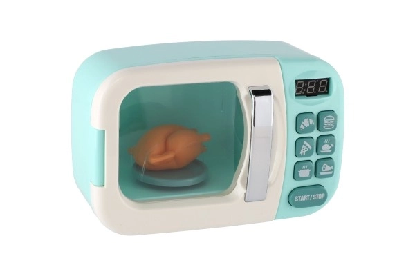Toy Microwave with Rotating Chicken Feature