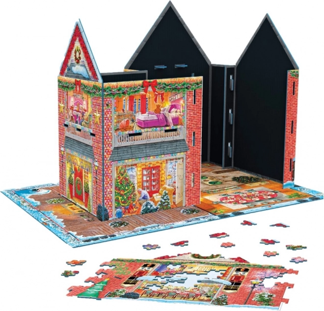 Christmas Cottage 3D Puzzle by Eurographics