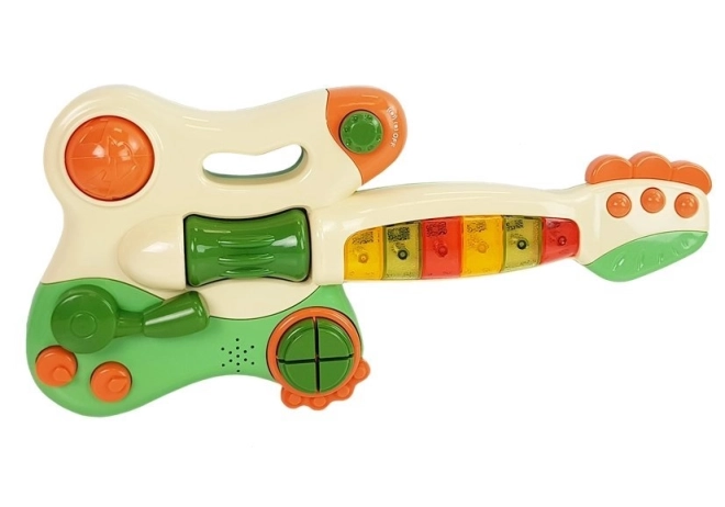 Interactive Children's Guitar Piano with Lights and Sound