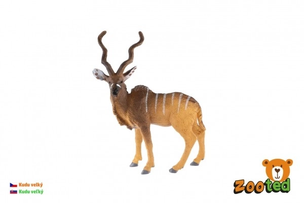 Large kudu plastic toy 14cm in bag