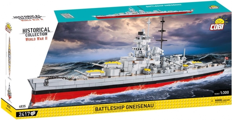 COBI Construction Set Historical Collection – Battleship GNEISENAU 1:300