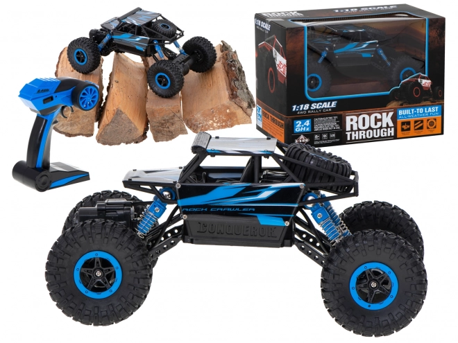 Fernsteuerwagen RC Rock Crawler – Blau