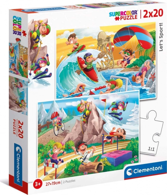 Clementoni Sports Adventure Puzzle Set