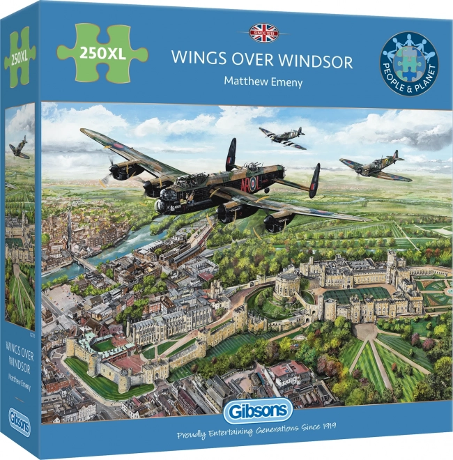 High Flyers Over Windsor XL Puzzle 250 Pieces