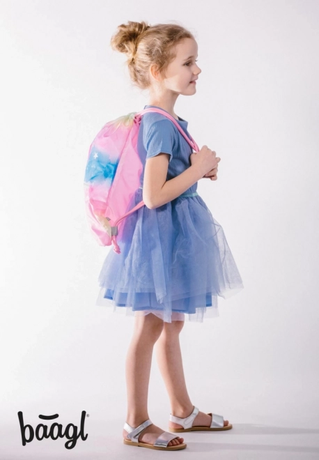 Airy Rainbow Unicorn School Backpack Set