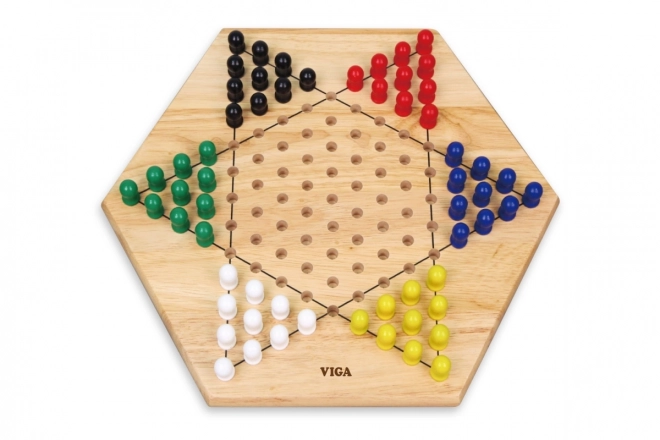 Wooden Halma Board Game