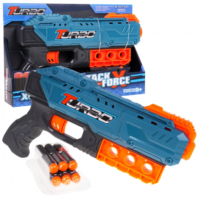 Turbo Blue Toy Gun for Kids