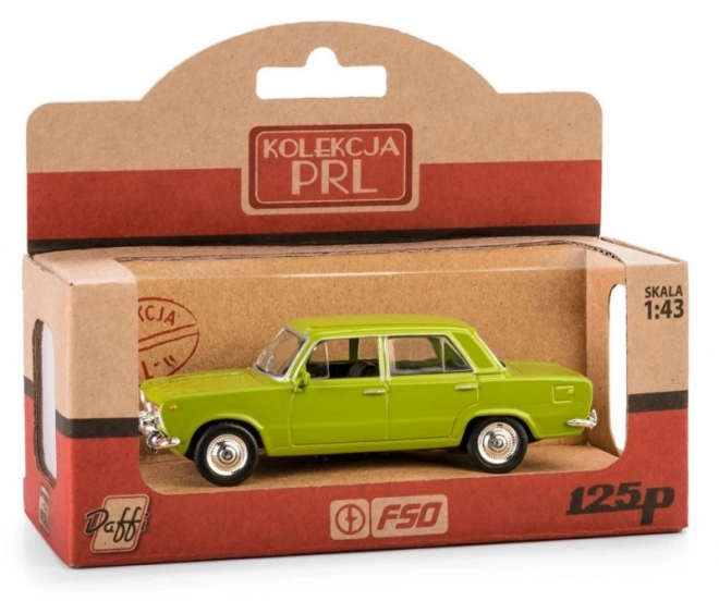 Classic Green Toy Car - FIAT 125P