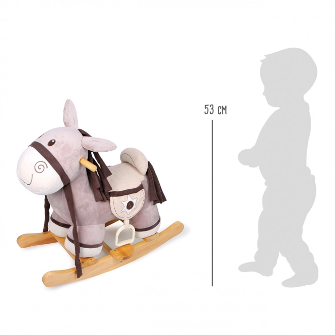 Wooden Rocking Horse Sheriff