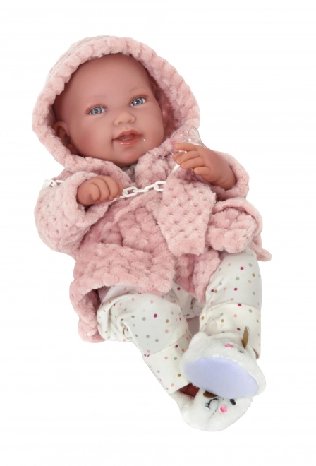 Realistic Newborn Baby Doll with Full Vinyl Body - 42 cm