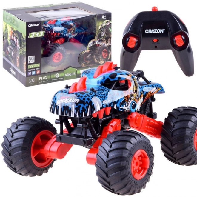 Remote Controlled Dino Monster 4x4 – red