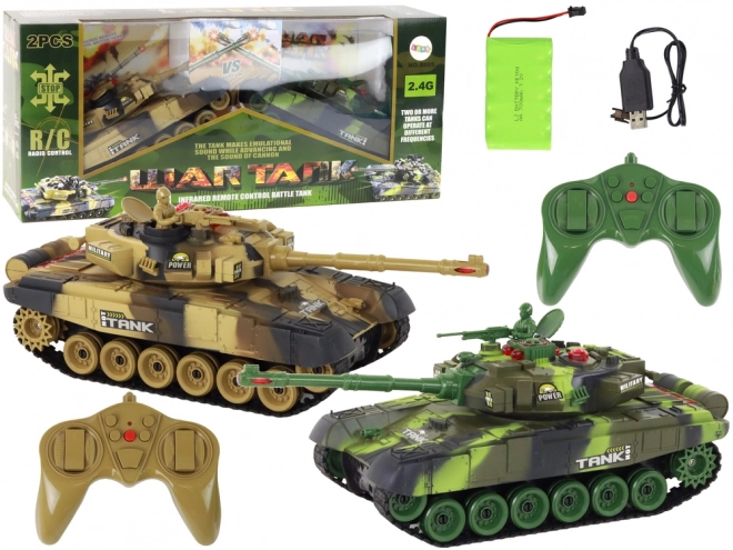 Remote Control Battle Tank Set