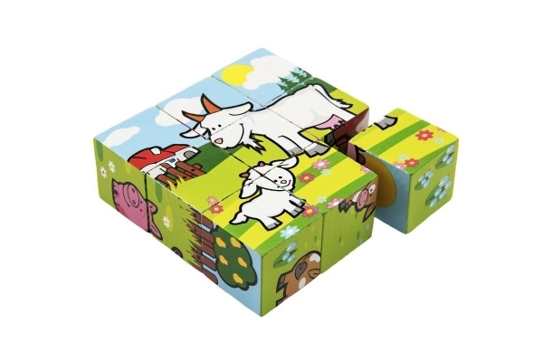 My First Animal Wooden Blocks Set