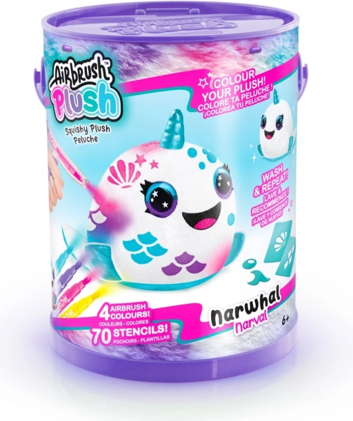 Kit creativo con aerografo Squish Pals Paint Can